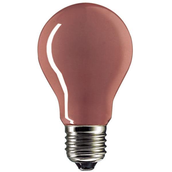 Crompton Lamps Light Bulb 240V 25 Watt ES E27 Edison Screwed Cap RED - First Light Direct - LED Lamps and Lighting 