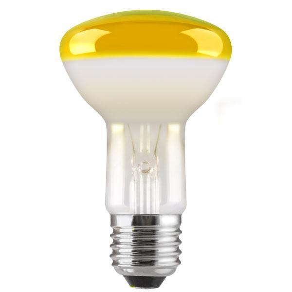 Crompton Lamps R64 240V 40W ES E27 Edison Screwed Cap YELLOW - First Light Direct - LED Lamps and Lighting 
