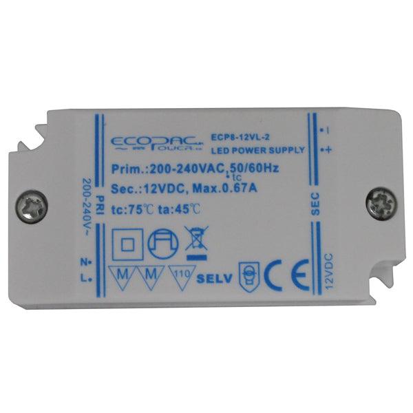 Ecopac Power FL-CP-LED/DRI/24V/8W EP - Led Driver 24V 8W Constant Voltage IP20 MPN = ECP8-24VL-2