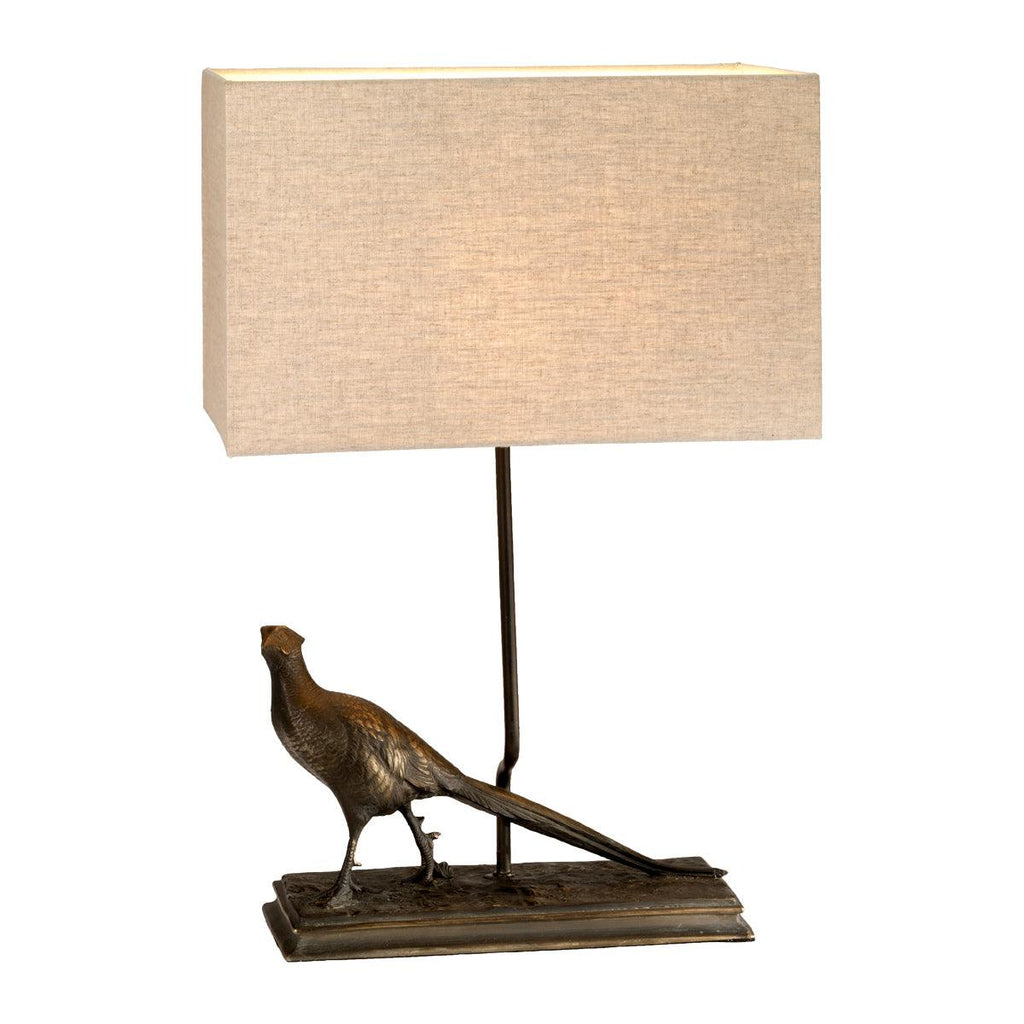 Elstead Lighting DL-HALKIRK-TL - Designer's Lightbox Table Lamp from the Halkirk range. Halkirk 1 Light Table Lamp with Rectangle Shade Product Code = DL-HALKIRK-TL