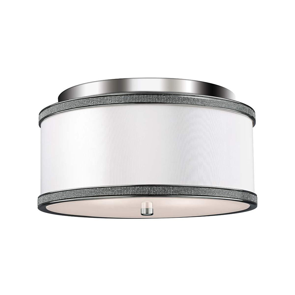 Elstead Lighting FE-PAVE-F-S - Feiss Ceiling Flush from the Pave range. Pave 2 Light Flush Product Code = FE-PAVE-F-S