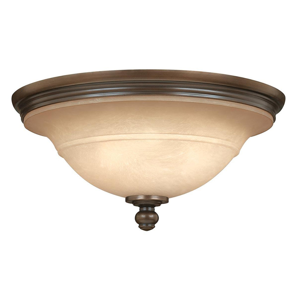 Elstead Lighting HK-PLYMOUTH-F - Hinkley Ceiling Flush from the Plymouth range. Plymouth 3 Light Flush Product Code = HK-PLYMOUTH-F
