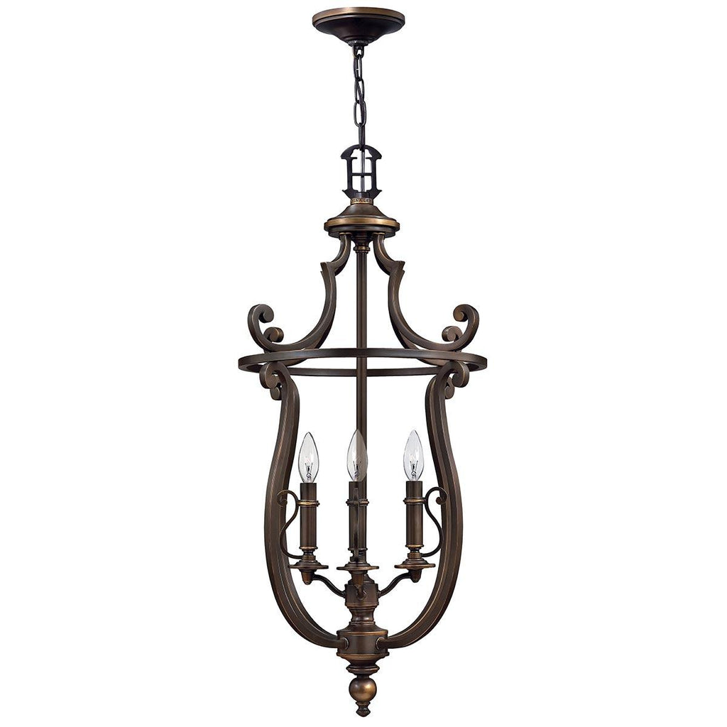 Elstead Lighting HK-PLYMOUTH4-P - Hinkley Chandelier from the Plymouth range. Plymouth 4 Light Pendant Product Code = HK-PLYMOUTH4-P