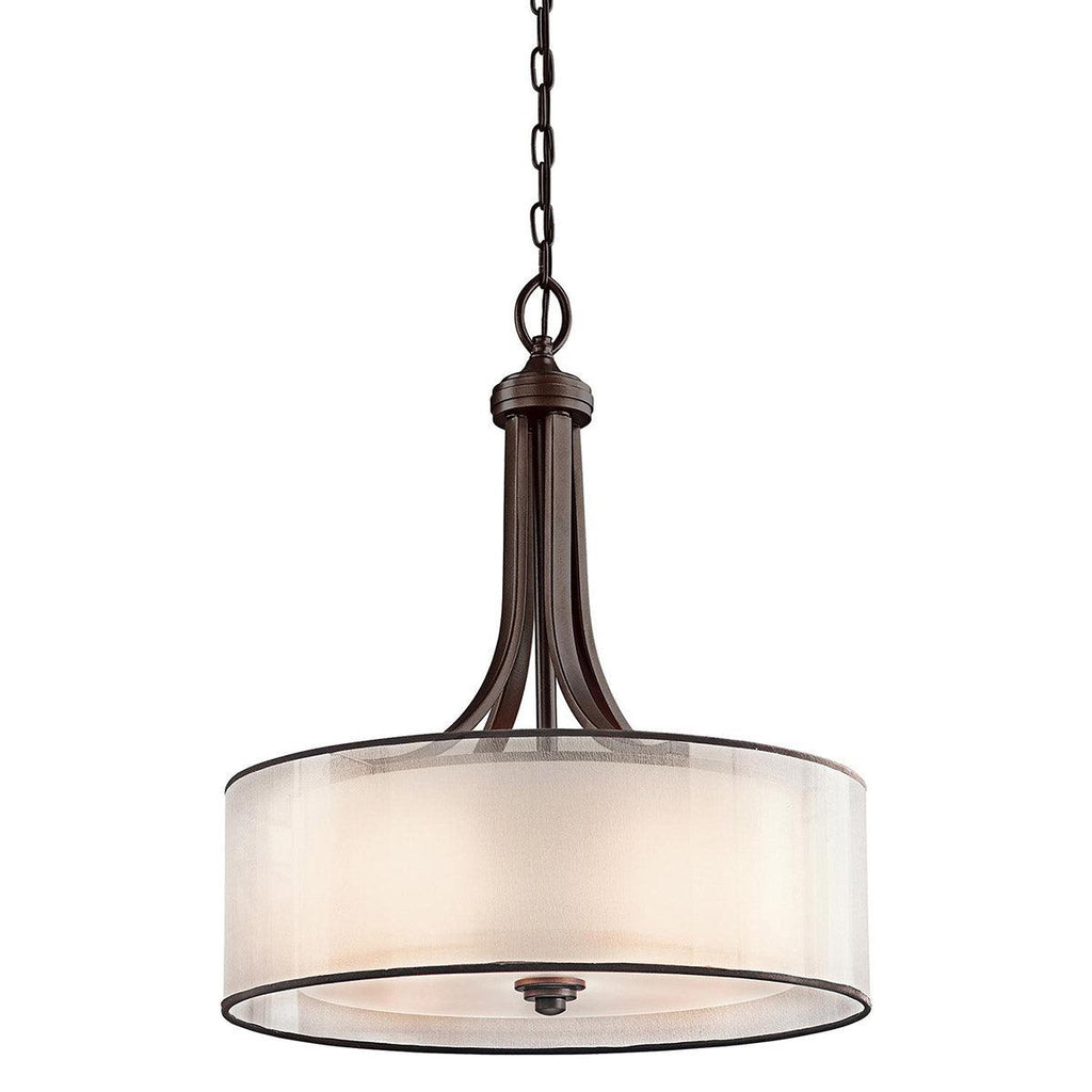 Elstead Lighting KL-LACEY-P-L-MB - Kichler Pendant from the Lacey range. Lacey 4 Light Large Pendant Product Code = KL-LACEY-P-L-MB