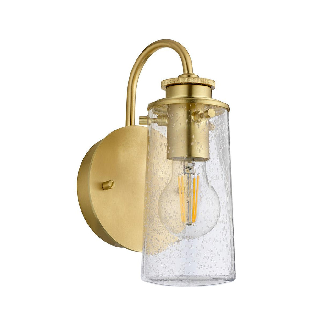 Elstead Lighting QN-BRAELYN1-BB - Elstead Lighting Quintiesse Collection Braelyn 1 Light Wall Light - Brushed Brass from the Braelyn range. Part Number - QN-BRAELYN1-BB