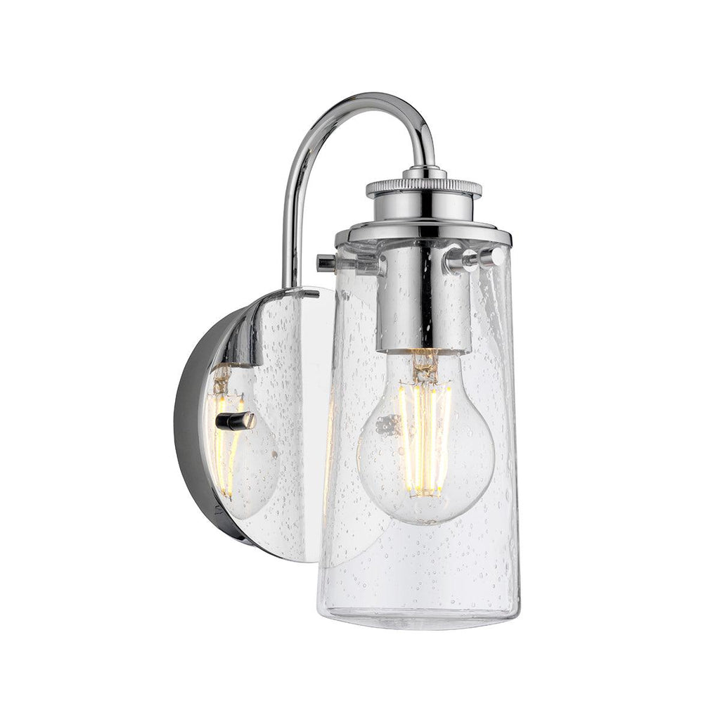Elstead Lighting QN-BRAELYN1-PC - Elstead Lighting Quintiesse Collection Braelyn 1 Light Wall Light - Polished Chrome from the Braelyn range. Part Number - QN-BRAELYN1-PC