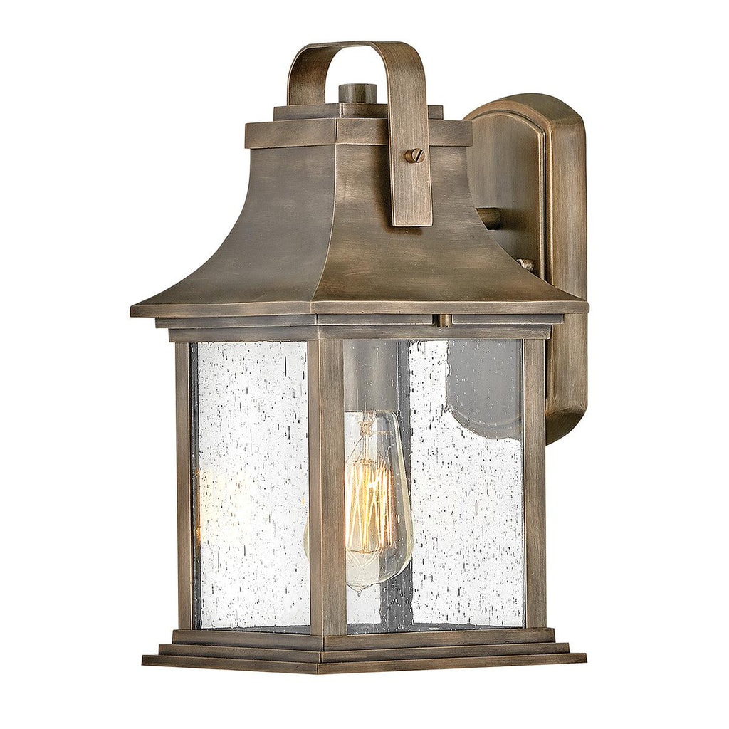 Elstead Lighting QN-GRANT-S-BU - Elstead Lighting Quintiesse Collection Grant 1 Light Small Wall Lantern from the Grant range. Part Number - QN-GRANT-S-BU