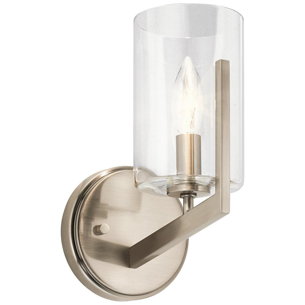 Elstead Lighting QN-NYE1-CLP - Elstead Lighting Quintiesse Collection Nye 1 Light Wall Light from the Nye range. Part Number - QN-NYE1-CLP