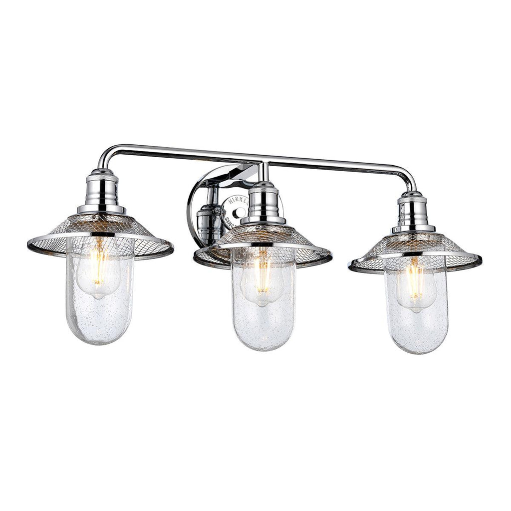 Elstead Lighting QN-RIGBY3-BATH-PC - Elstead Lighting Quintiesse Collection Rigby 3 Light Wall Light - Polished Chrome from the Rigby range. Part Number - QN-RIGBY3-BATH-PC