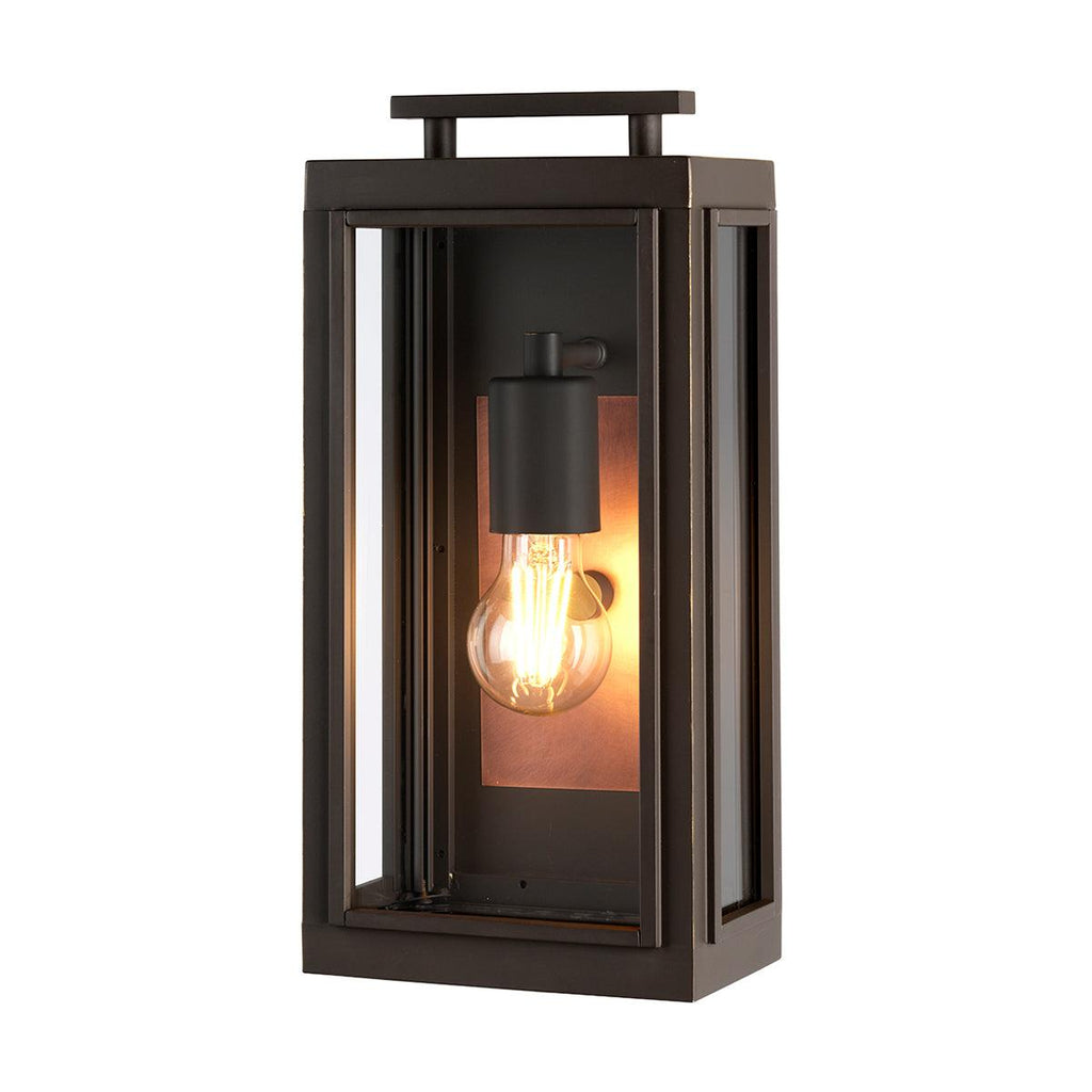 Elstead Lighting QN-SUTCLIFFE-S-OZ - Elstead Lighting Quintiesse Collection Sutcliffe 1 Light Wall Lantern - Oil Rubbed Bronze from the Sutcliffe range. Part Number - QN-SUTCLIFFE-S-OZ