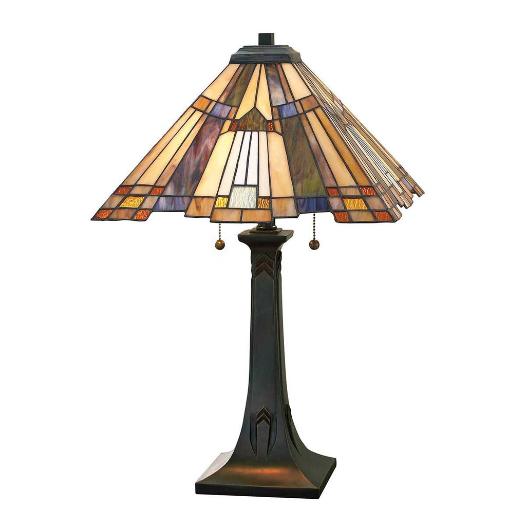 Elstead Lighting QZ-INGLENOOK-TL - Quoizel Table Lamp from the Inglenook range. Inglenook 2 Light Table Lamp Product Code = QZ-INGLENOOK-TL