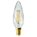 Girard Sudron FL-CP-LCNDT5SESCVWW SUD - Girard Sudron Twisted Flamme F6 LED Filament Candle 5W Clear E14 Very Warm White - Manufacturers part Number = 713209EAN Number = 3125467131900