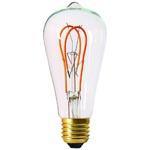 Girard Sudron FL-CP-LSQ4ESC/LP/DIM SUD - Girard Sudron LED Edison Filament Loops 4W 240lm E27 ST64 Clear Dimmable - Manufacturers part Number = 716673EAN Number = 3125467166735