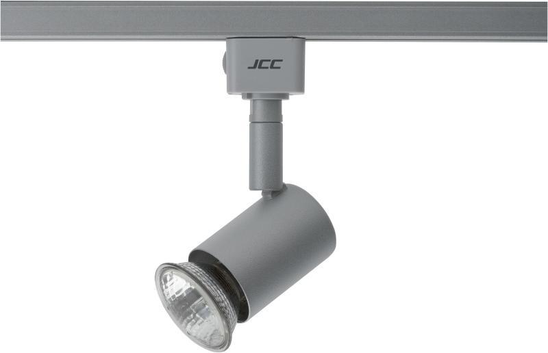 JCC Lighting JC14032SIL - JCC Lighting Part Number JC14032SIL Mainline Standard Mains IP20 Track Spotlight HiSpot ES50 50W GU10 Silver