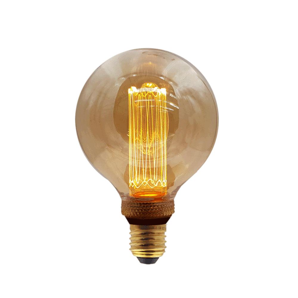 Laes FL-CP-L3.5RND95ESG/UWW/DIM LAE - Laes 990393 LED Vintage Globe 95mm Gold ES 3.5W (13W eq.) 1800K Dimmable LED Globes LED Lamps