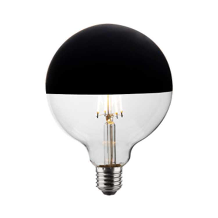 Laes FL-CP-LCBL6RND125ES/VWW/DIM LAE - Laes 999013 LED Black Crown 125mm Globe 6W (48W eq.) E27 Very Warm White Dimmable LED Crown Silvered / Gold Globes LED Lamps