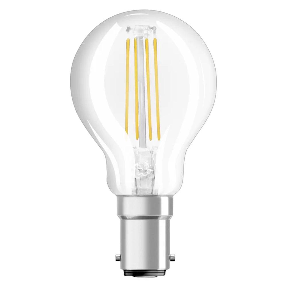 Ledvance FL-CP-LRND45SBCC/4VWW LDV - Ledvance 4058075654334 LED Golfball 45mm 4W (40W eq.) B15d Clear Very Warm White LED 45mm Round LED Lamps