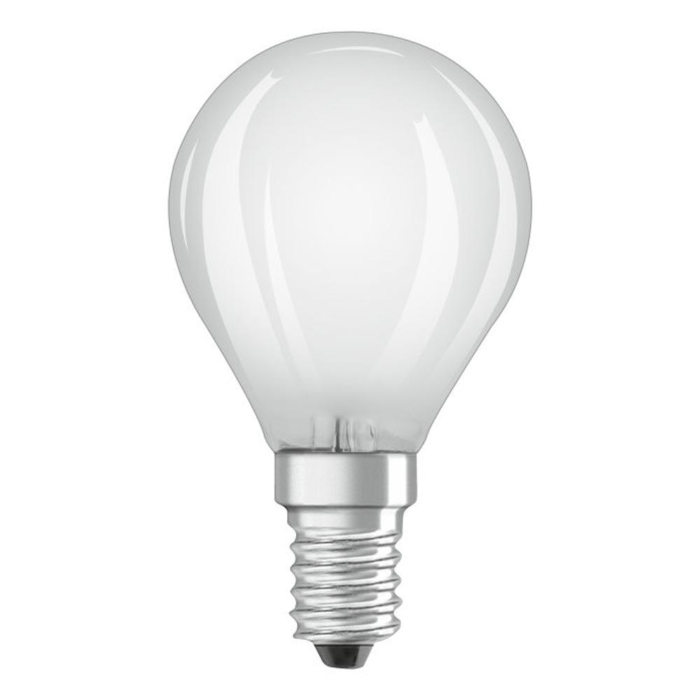 Ledvance FL-CP-LRND45SESO/3.4CW/RA90/DIM LDV - Ledvance 4058075758568 LED Superior Golfball 3.4W (40W eq.) E14 RA90 4000K Frosted Dimmable LED 45mm Round LED Lamps