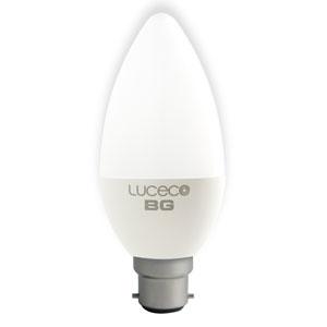 Luceco FL-CP-LCND3.5BCFVWW LUC - Luceco LUCECO Candle Nexus LUCECO LED Candle 3.5W Very Warm White BC Part Number = LC22W3W25-LE