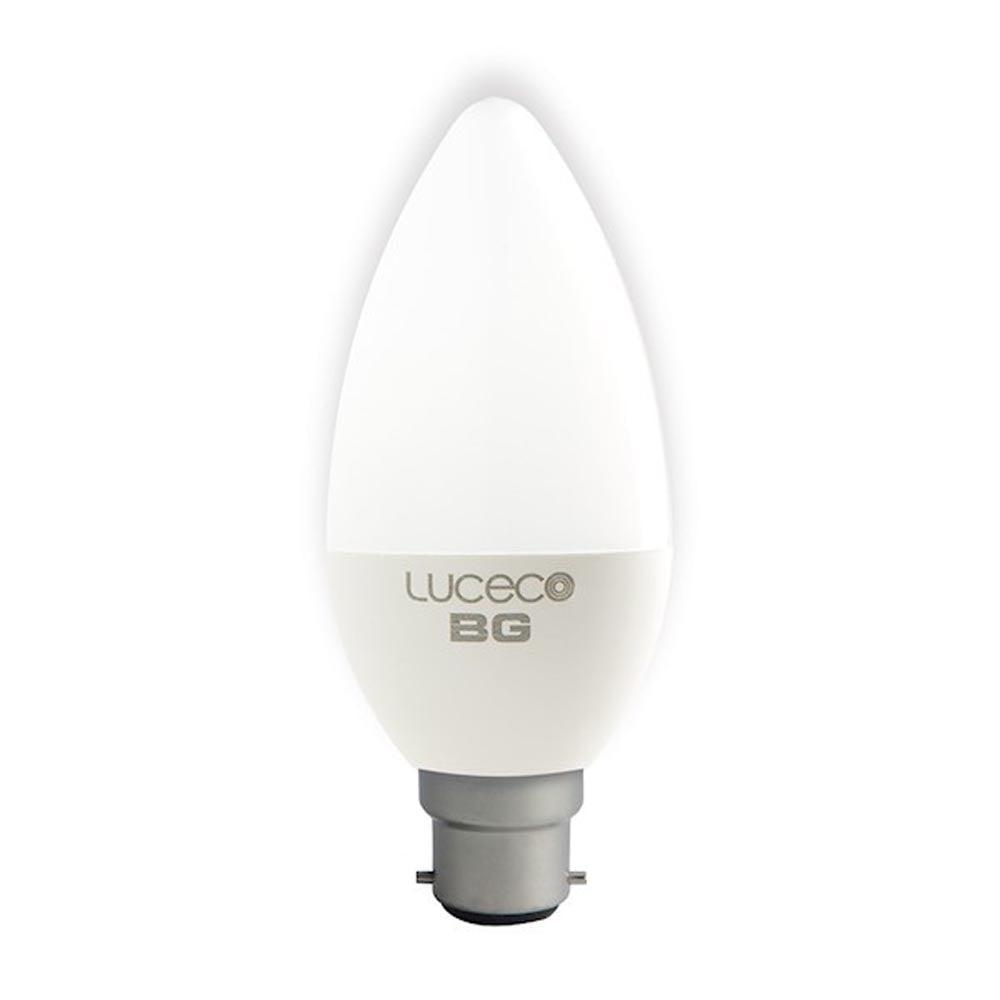 Luceco FL-CP-LCND4BCCVWW LUC - Luceco LUCECO Candle Nexus LUCECO LED Candle 4W Very Warm White BC Part Number = LC22W4F47-02
