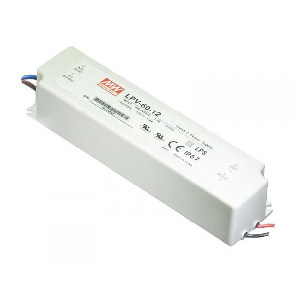 Mean Well FL-CP-LED/DRI/12V/60W MW - Mean Well LPV-60-12TF LED Driver 60W 12V - Manufacturers part Number = LPV-60-12TFEAN Number = 603253903946