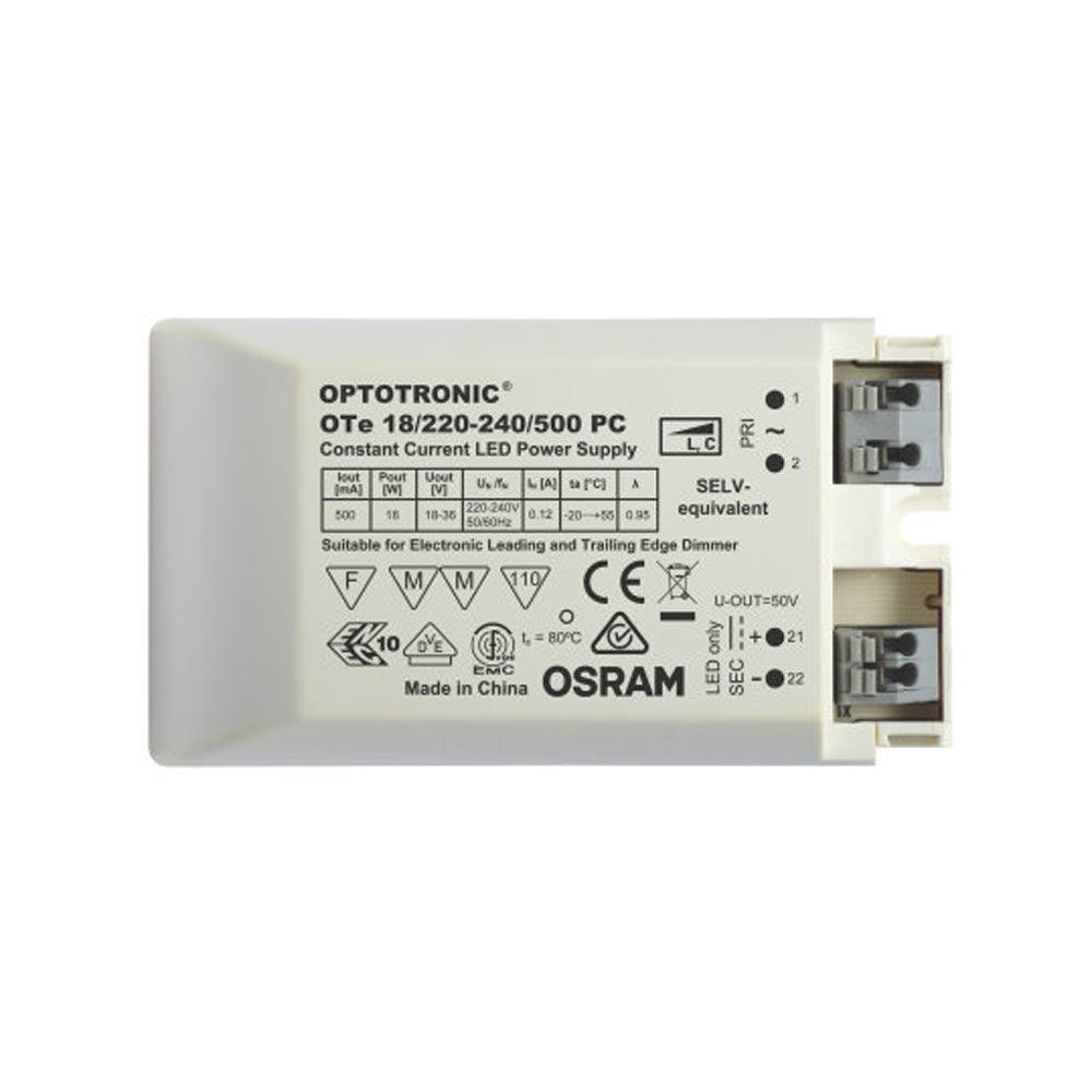 Osram FL-CP-LED/DRI/18W/CC/500MA/PCDim OSR - Osram OPTOTRONIC OTe 18/220-240/500 PC Phase Cut Dim MPN = 4052899105362