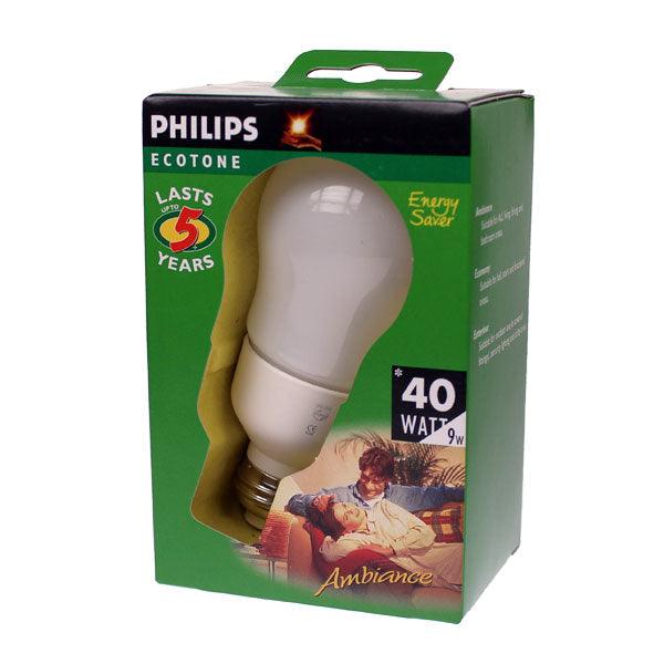 Philips FL-CP-EA9ES82/05 PHI - Philips 9297511341002 AMBIANCE 240V 9W ES 5KH Low Energy Lamps