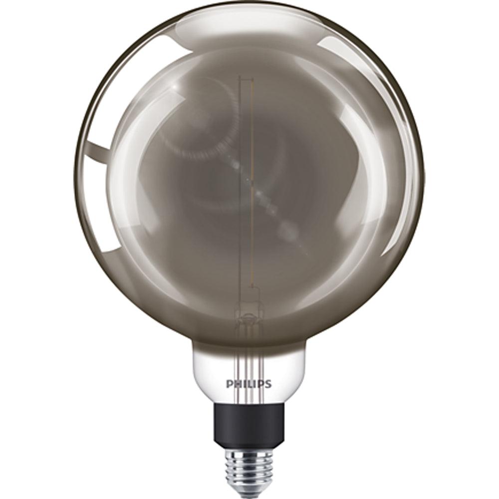 Philips FL-CP-L20RND200ESS/DIM PHS - Philips 929002982601 Philips LED 200mm Globe 6.5W E27 1800K Smoky Dimmable LED Globes LED Lamps