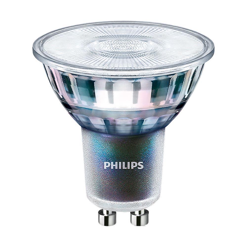 Philips FL-CP-LGU10/3.9CW25/RA97/DIM PHI - Philips Philips Master LED GU10 240V 3.9W Cool White 25 DegreES E27 Edison Screwed Cap Dimmable