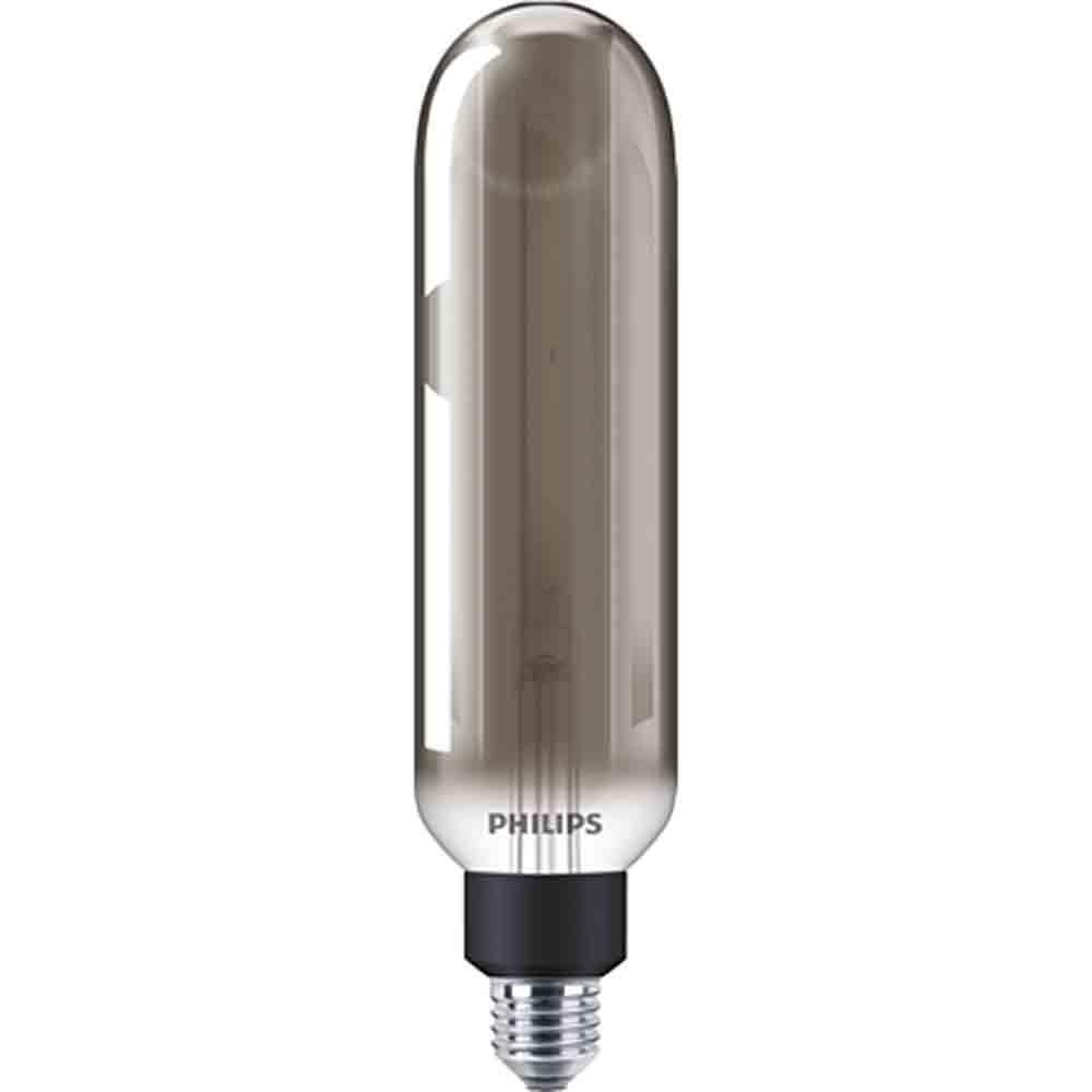 Philips FL-CP-LSQ6.5T65ESS/DIM PHI - Philips Philips LED Classic Giant Tubular Lamp 6.5W E27 T65 Smoky 4000K Dimmable Philips E27 Edison Screw ES 4000K Cool White