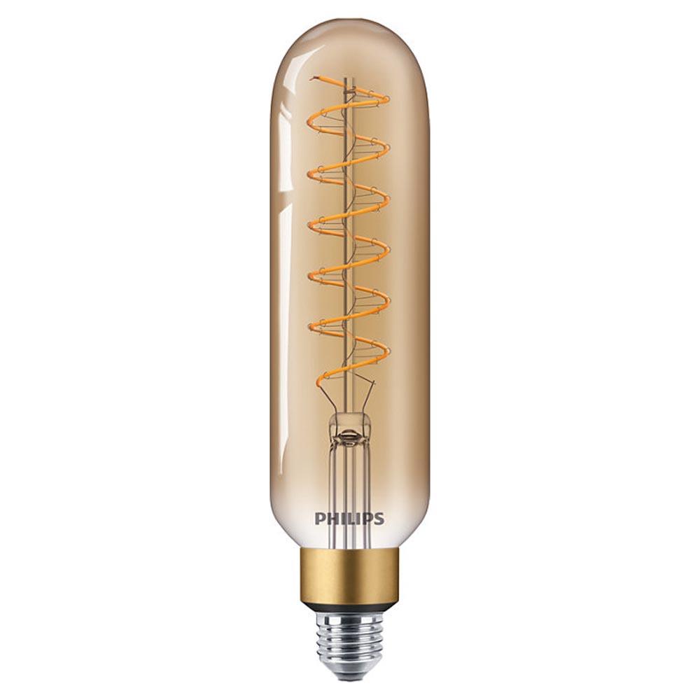 Philips FL-CP-LSQ7T65ESG/DIM PHI - Philips LED Filament LED Classic Giant Tubular Lamp 7W E27 T65 Gold Dimmable Philips Part Number = 929002983701