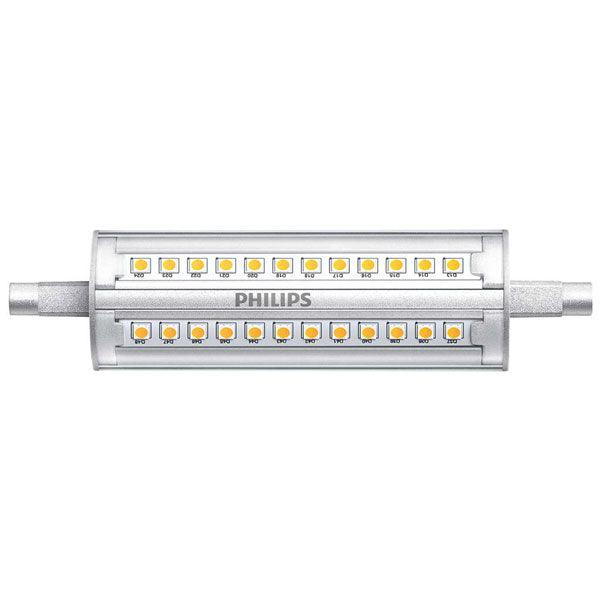 Philips LED R7s Philips Philips CorePro LED R7s 14W Cool White 840 4000K 118mm Dimmable Part Number = 929001243802 - First Light Direct - LED Lamps and Lighting 