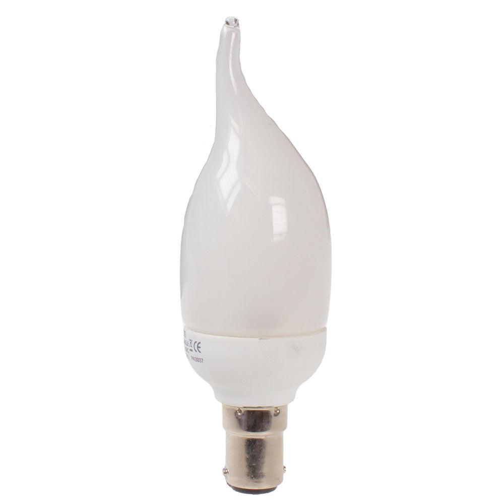 Prolite FL-CP-ECV7SBC82/08 PRO - Prolite CELF/7W/SBC/2700K CELF/7W/SBC FLAME TIP Low Energy Lamps