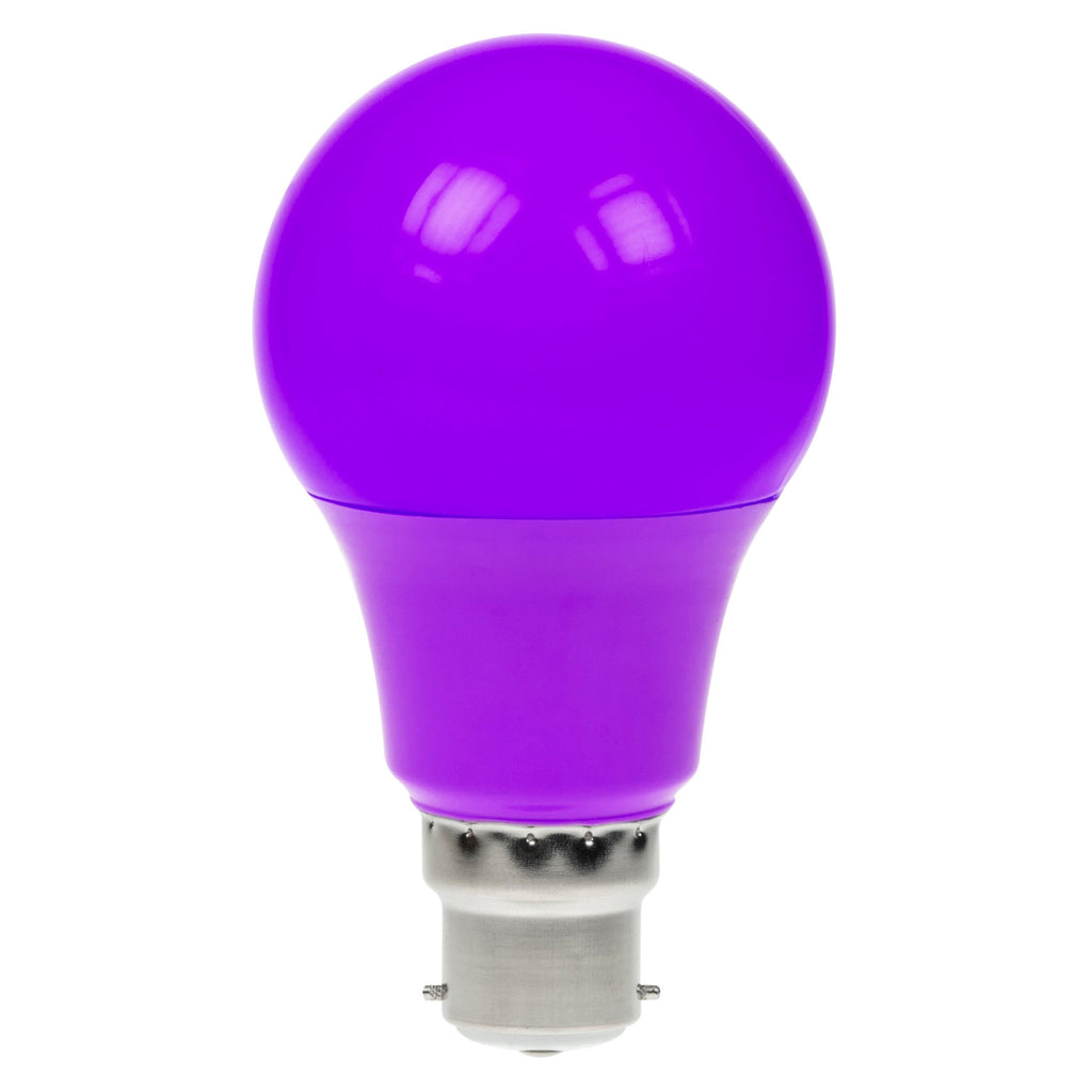 Prolite FL-CP-L6BCP/DIM PRO - Prolite GLS/LED/6W/BC/PURPLE/D LED GLS 6W BC Purple Dimmable Prolite LED GLS LED Lamps