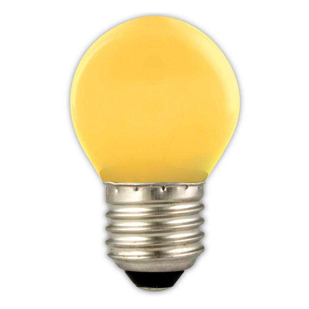 Prolite FL-CP-LRND45ESY PRO - Prolite LED RND45 1W ES E27 Edison Screwed Cap Yellow