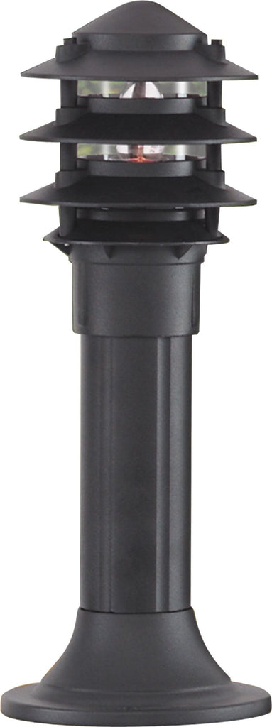 Searchlight 1075-450 - Searchlight Bollards Outdoor Post - Black Metal & Clear Glass Search Light Part Number 1075-450