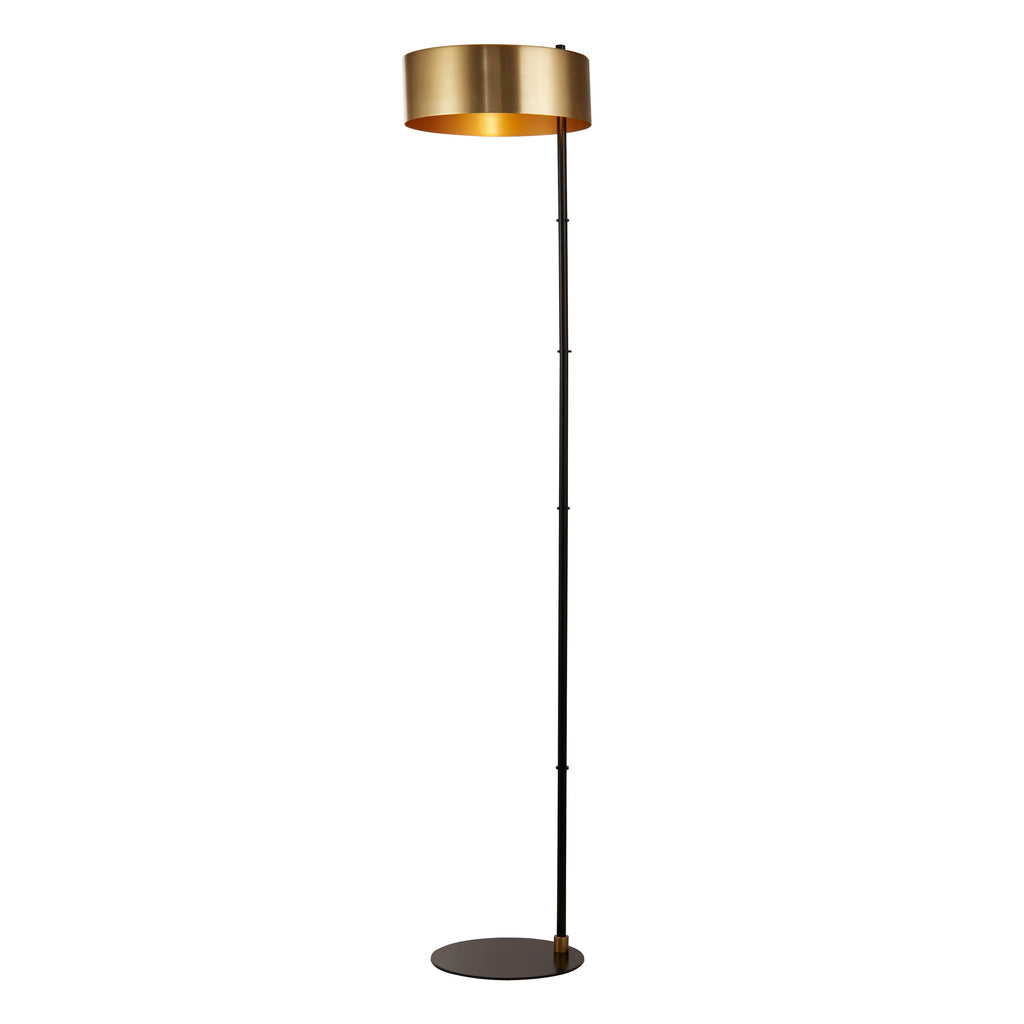 Searchlight 20225-1GO - Searchlight Knox Floor Lamp - Black & Gold Metal Search Light Part Number 20225-1GO