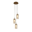 Searchlight - 2303-3CP - Pendant