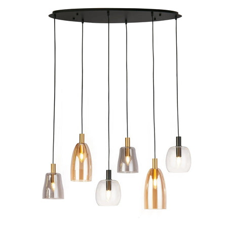 Searchlight - 36463-6BK - Pendant