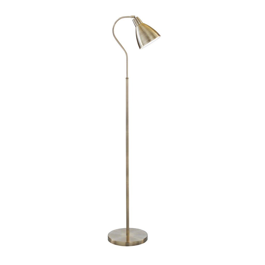 Searchlight 5026AB - Searchlight Adjustable Floor Lamp - Antique Brass Search Light Part Number 5026AB