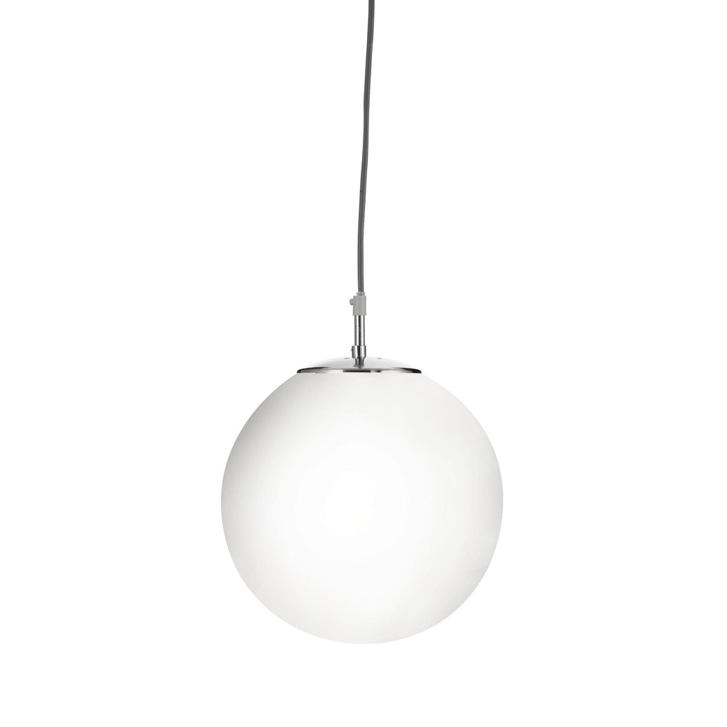 Searchlight 6066 - Searchlight Atom Pendant - Satin Silver & Opal Glass Search Light Part Number 6066