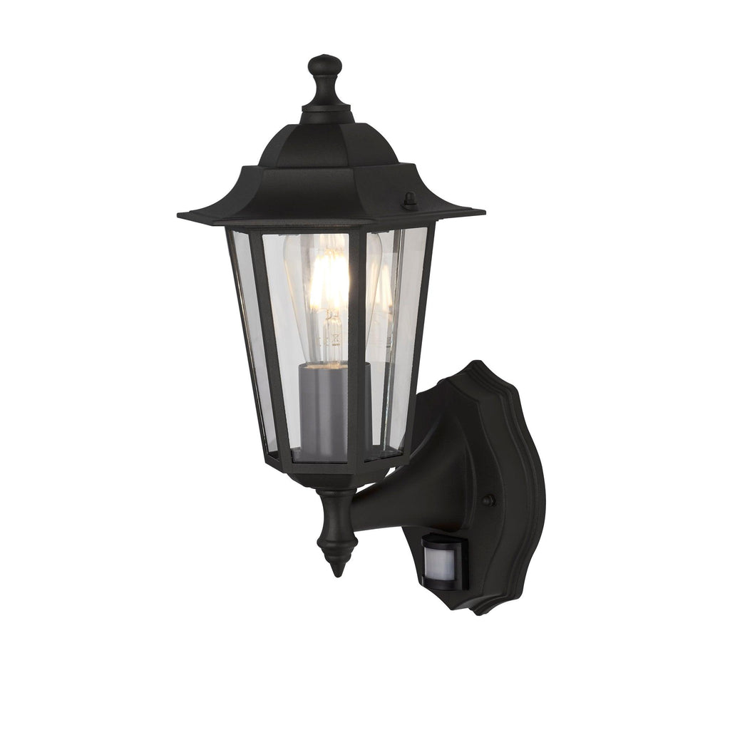 Searchlight 68001BK - Searchlight Alex Outdoor Wall Light - Black Metal & Glass Search Light Part Number 68001BK