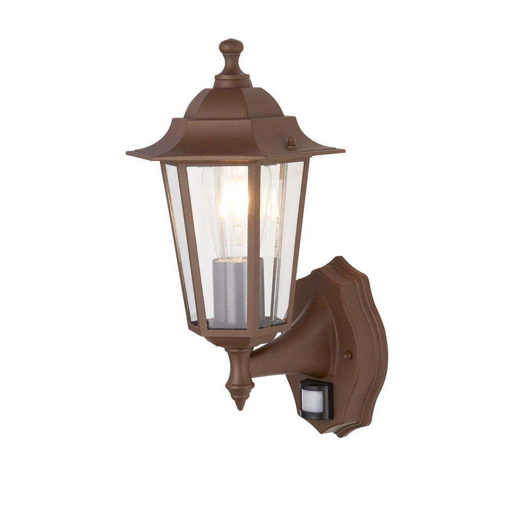 Searchlight 68001RUS - Searchlight Alex Outdoor Wall Light - Rust Brown Metal & Glass Search Light Part Number 68001RUS