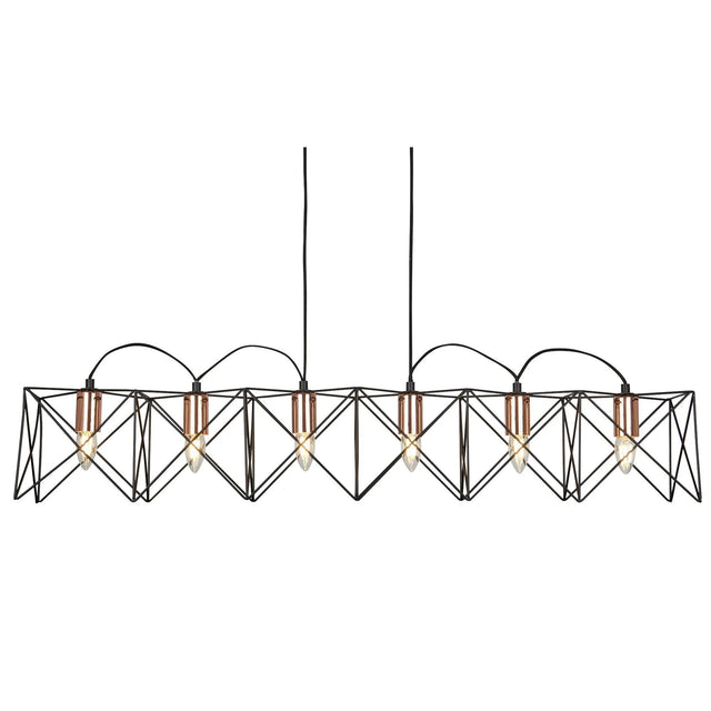 Searchlight - 8416-6BK - Pendant