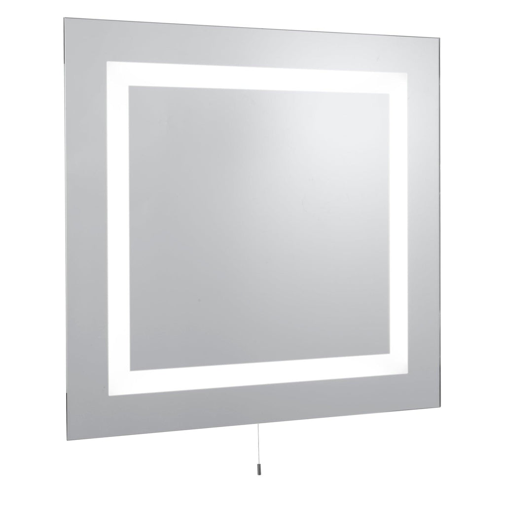 Searchlight 8510 - Searchlight Bathroom LED Rectangular Mirror - Mirrored Glass, IP44 Search Light Part Number 8510
