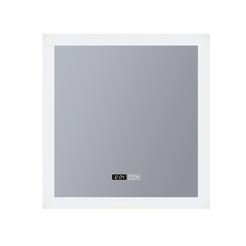 Searchlight 97321 - Searchlight Square Bathroom Mirror - Digital Clock, Demister Search Light Part Number 97321