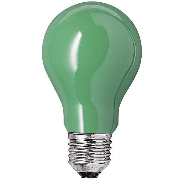 Sylvania Coloured GLS GLS Lamp 240V 25W E27 Green Part Number = 8455 - First Light Direct - LED Lamps and Lighting 