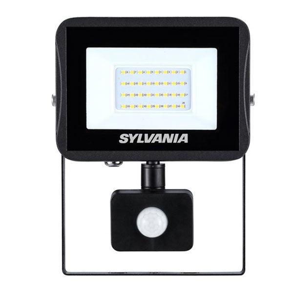 Sylvania FL-CP-50138 SYL - Sylvania Integrated Start LED IP54 Floodlight with PIR Black 28W 4000K MPN = 50138
