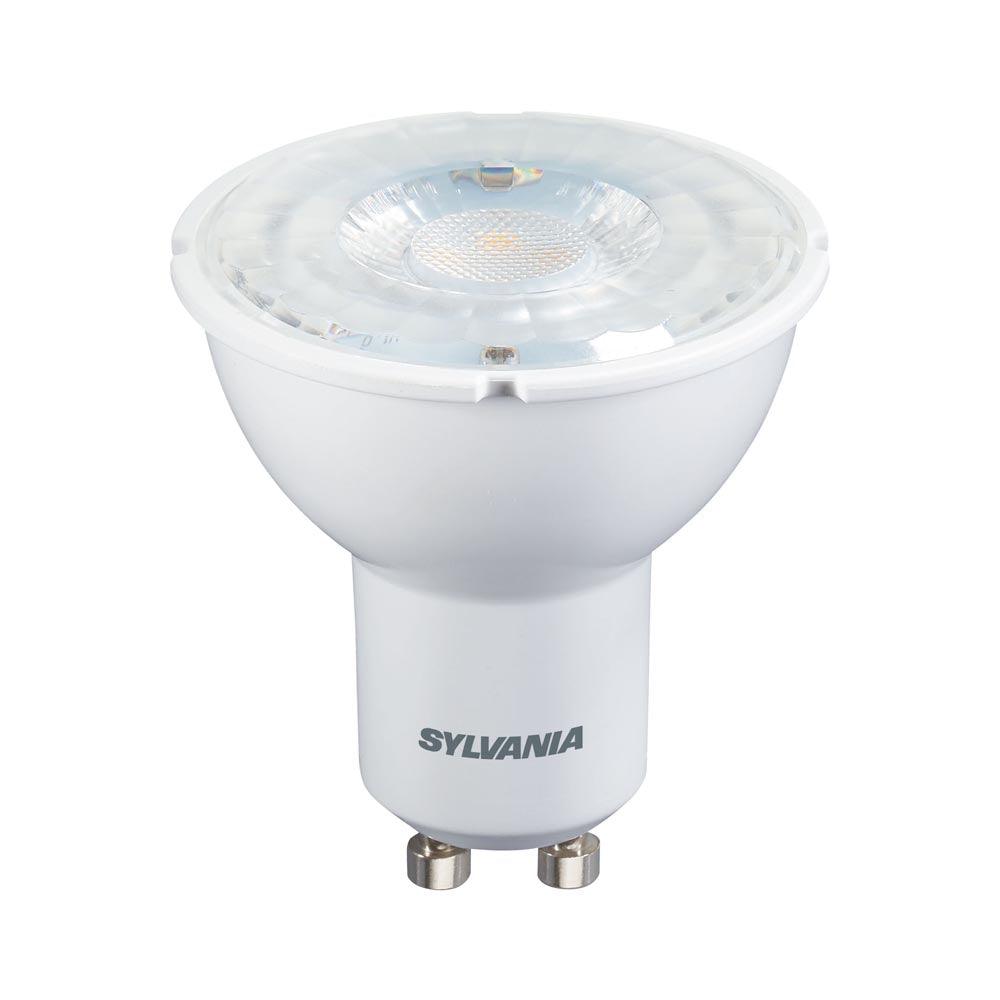 Sylvania FL-CP-LGU10/5CW36/DIM SYLo - Sylvania 28442 LED GU10 5W 4000K 36 Deg 345lm Dimmable LED 50mm GU10 LED Lamps