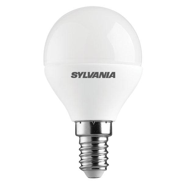 Sylvania FL-CP-LRND45SESO/6.5VWW SYL - Sylvania 26954 LED RND45 6.5W E14 Opal 2,700K LED 45mm Round LED Lamps